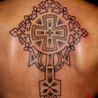 "koptic cross tattoo"