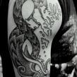"tattooed by hand" "handpoked" "dotwork" "viking tattoo" "nordic tattoo"