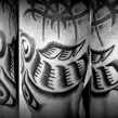 "haida salmon tattoo" "dotwork"