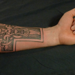 "cross tattoo" "tatovering af kors"